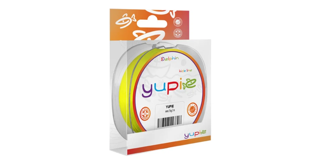 Expressz szállítás DELPHIN YUPIE fluo sárga zsínór 0,22mm 4,2kg 300m