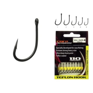 CARP ACADEMY Teflon Hook XS-1 6-os pontyozó horog Olcsó