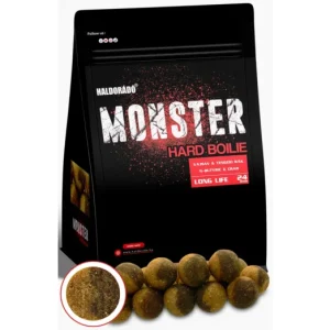 HALDORÁDÓ MONSTER Hard Boilie 24+ mm - Vajsav & Tengeri rák Ne maradj le