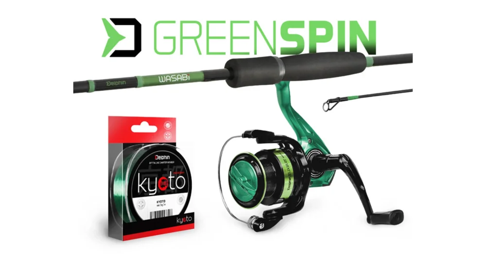 DELPHIN GreenSPIN Pergető szett 240cm/30g+3T+0,181mm Szezonális akció
