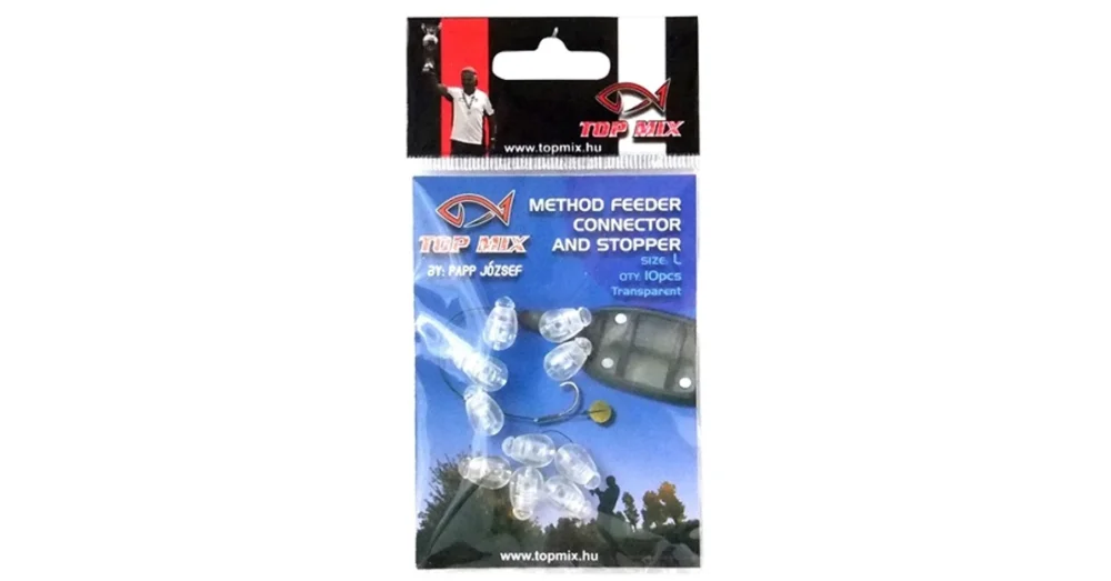TOP MIX Method Feeder gyorskapocs fluo clear "L" Expressz szállítás