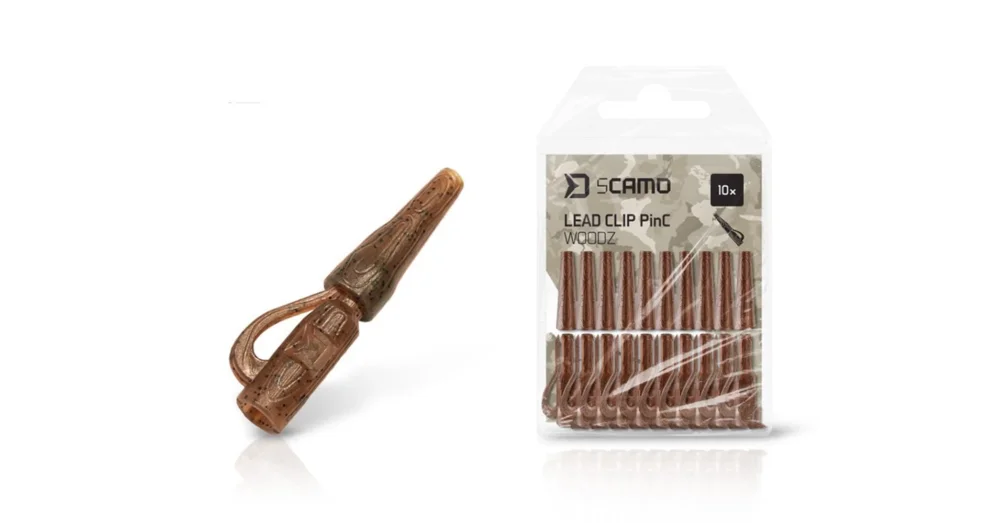 Outlet DELPHIN sCAMO PinC WOODZ ólom tartó kapocs 10db