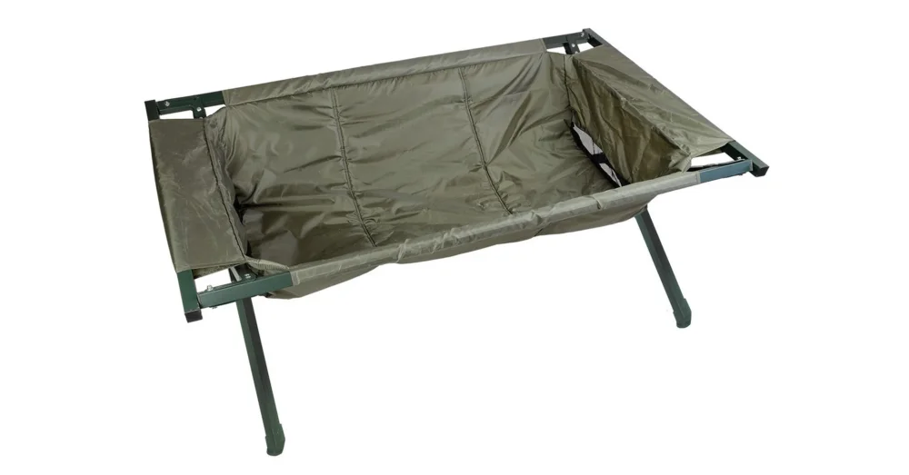 Végkiárusítás CARP ZOOM Állványos pontybölcső fix lábbal médium 103x59x40cm