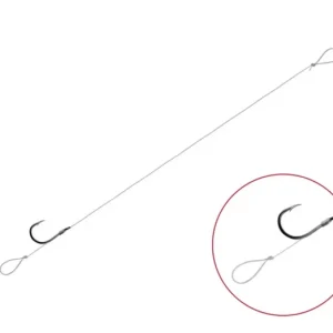 Gyors kiszállítás DELPHIN Feeder kötött horog FLR Loop / 6db 8cm 8