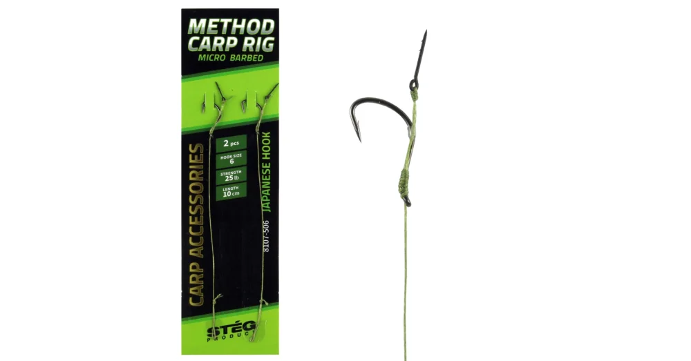 STÉG METHOD CARP Előke Tüskével 10cm 6-os 2db/cs. Akció