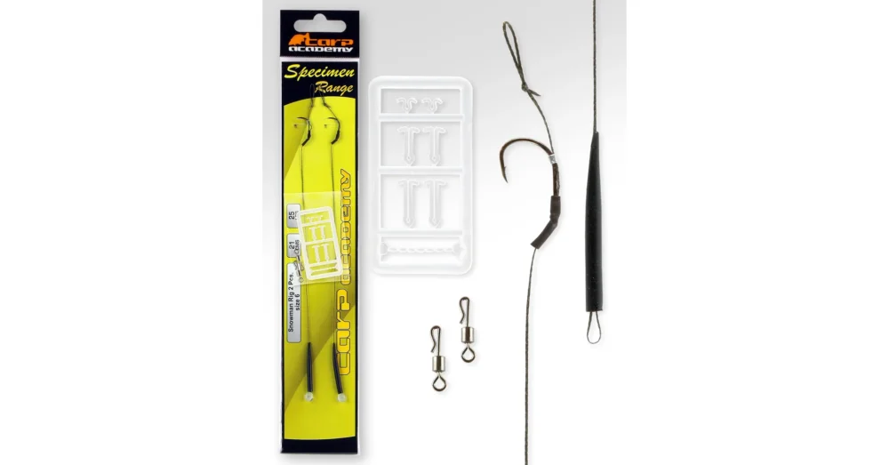 CARP ACADEMY Snowmen Rig 8-as méret 2db/cs Prémium