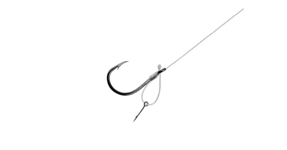 Korlátozott ajánlat DELPHIN FLR D-rig 8cm/0,22mm/BARB 6/Sting7mm kötött horog