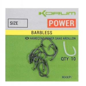 Ne maradj le KORUM XPERT POWER Barbless horog 8-as