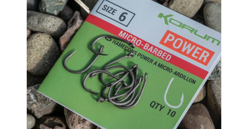 KORUM XPERT POWER Micro Barbed horog 6-os Népszerű