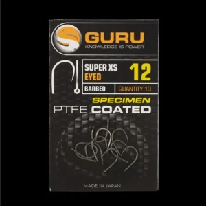 Újdonság GURU Super XS Size 10 Barbed/Eyed szakállas horog
