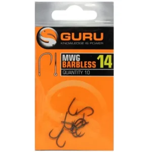 Nézd meg most GURU MWG Hook size 10 Barbless/Eyed szakáll nélküli horog