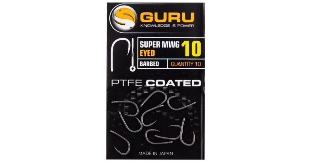 GURU Super MWG Size 12 Barbed/Eyed szakállas horog Akciós ár