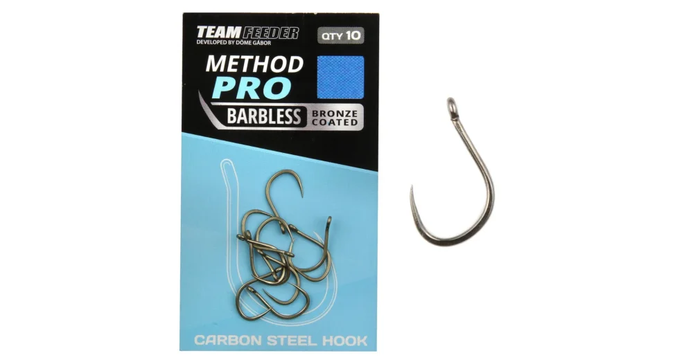 BY DÖME TEAM FEEDER Method Pro szakáll nélküli horog 8-as Akciós ár