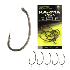 Biztonságos fizetés CARP ACADEMY KARMA SnagX 6-os pontyozó horog