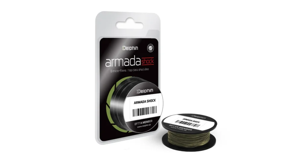Olcsóbb DELPHIN ARMADA SHOCK zöld 0,18mm 40lbs 40m előkezsinór