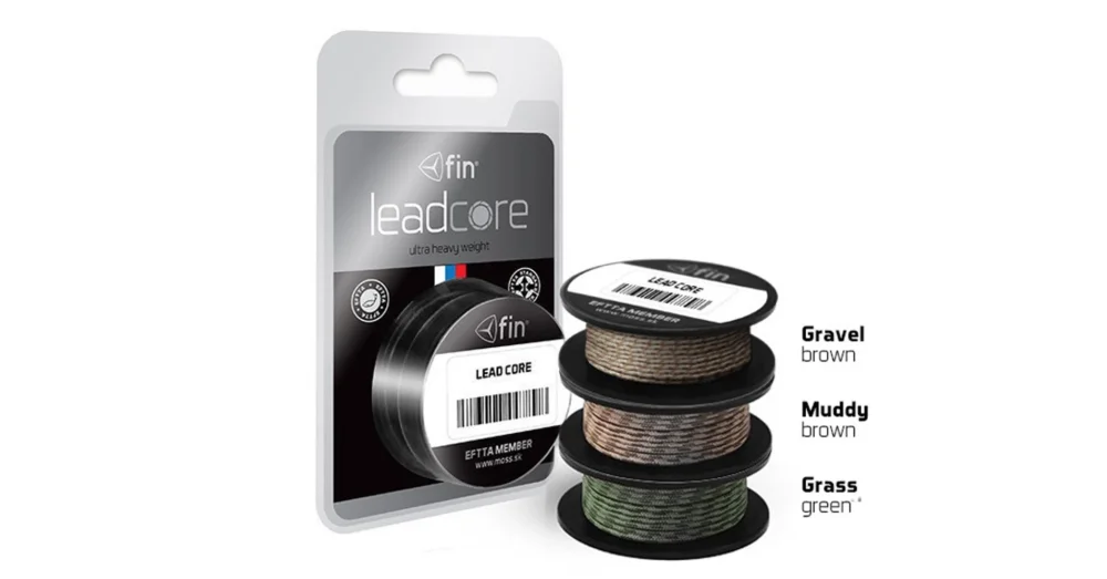 Akció DELPHIN LEADCORE zöld grass 8m/45lbs előkezsinór