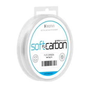 DELPHIN SOFT FLR CARBON 100% fluocarbon előkezsínór 0,128mm/1,38kg/50m Nézd meg most