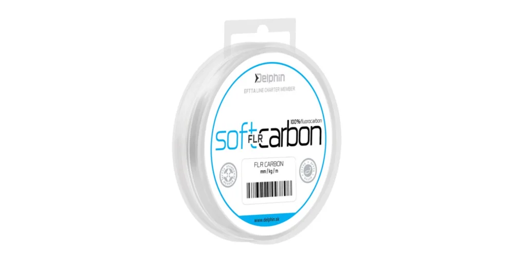Gyors kiszállítás DELPHIN SOFT FLR CARBON 100% fluocarbon előkezsínór 0,148mm/1,76kg/50m