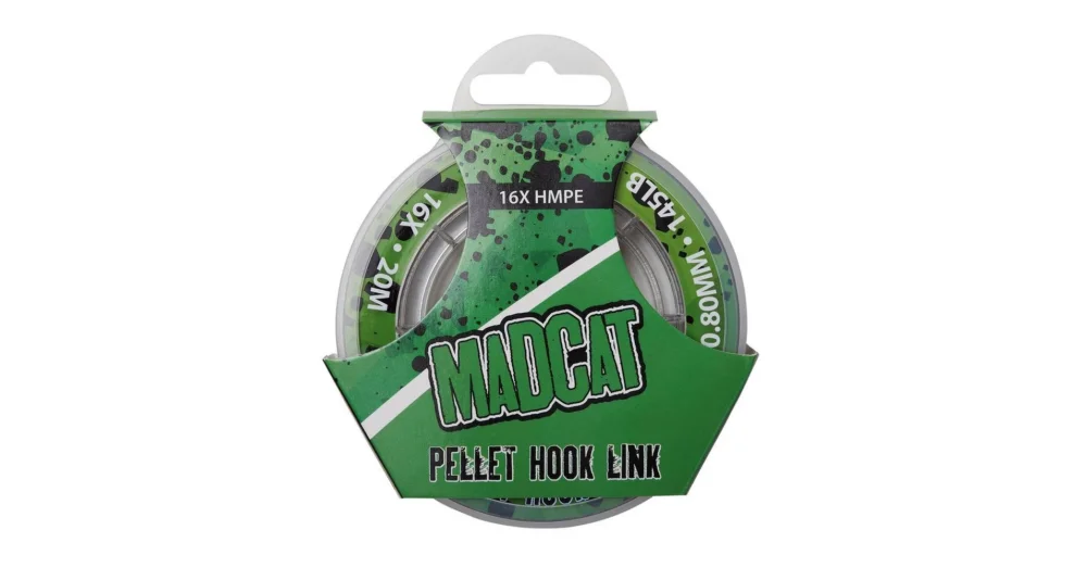 Kihagyhatatlan ajánlat MADCAT Pellet Hook Link 16x20m/0.65mm/47kg barna előkezsínór
