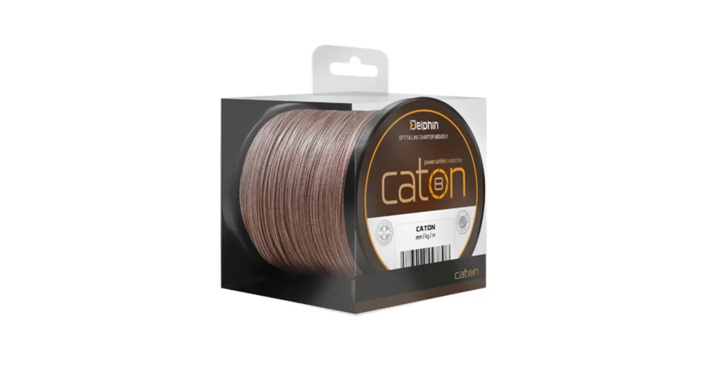 Outlet DELPHIN Caton barna 0,63mm/68,20kg/250m Harcsázó fonott zsinór