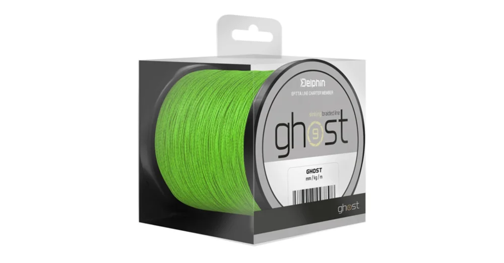 DELPHIN GHOST 8+1 zöld 0,33mm/18,1kg/300m Süllyedő pontyozó főzsinór Expressz szállítás