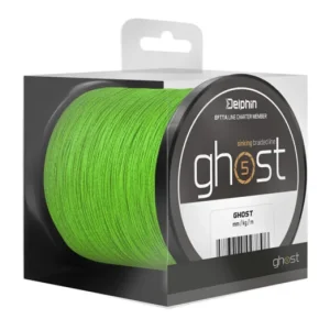 Utolsó esély DELPHIN GHOST 4+1 zöld 0,23mm/13,6kg/200m Süllyedő pontyozó főzsinór