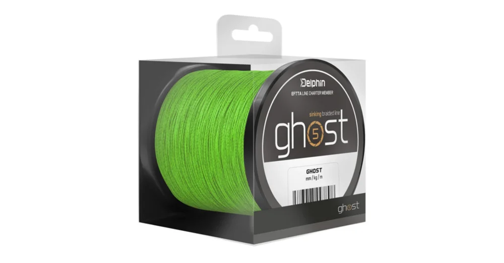 DELPHIN GHOST 4+1 zöld 0,23mm/13,6kg/300m Süllyedő pontyozó főzsinór Exkluzív ajánlat