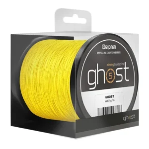 Újdonság DELPHIN GHOST 4+1 sárga 0,23mm/13,6kg/200m Süllyedő pontyozó főzsinór