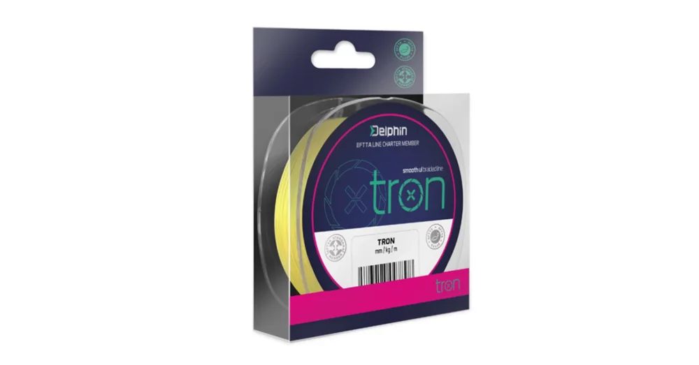 Népszerű DELPHIN TRON Fluo Sárga 0,06mm/2,7kg/300m Fonott Zsinór