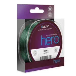 DELPHIN HERO 8 zöld 0,18mm/13,20kg/117m fonott zsinór Szuper ajánlat