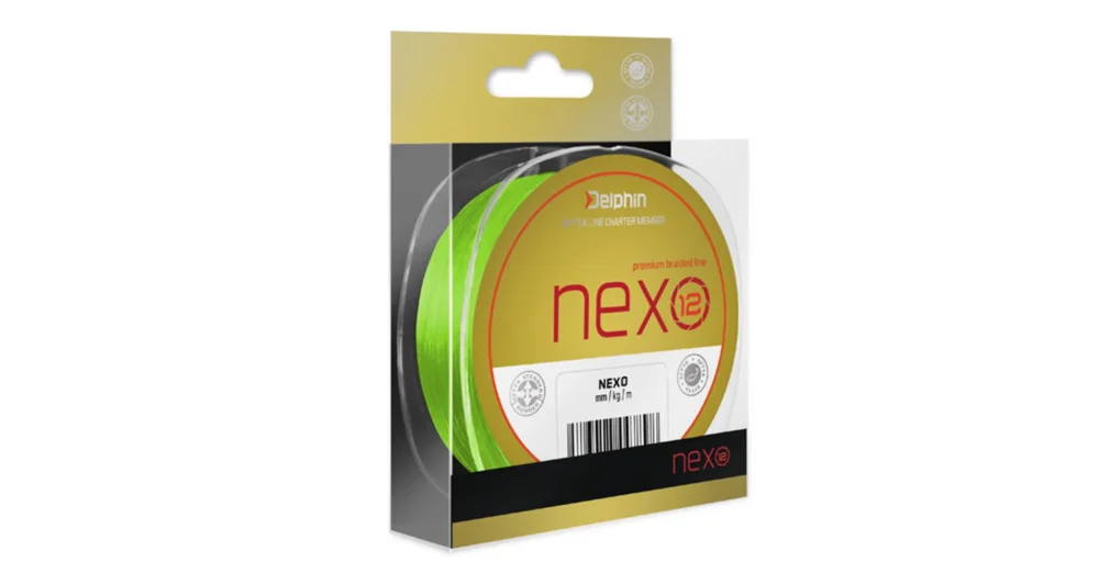 Vásárlói kedvenc DELPHIN NEXO 12 fluo zöld 0,18mm/13kg/300m fonott zsinór