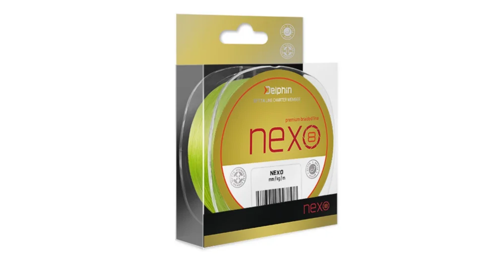 Olcsóbb DELPHIN NEXO 8 Fluo 0,20mm/14,5kg/300m Fonott Zsinór