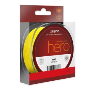 Akció DELPHIN HERO 4 fluo sárga 0,25mm/16,8kg/117m fonott zsinór