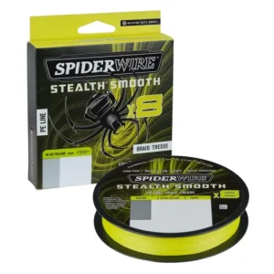 Azonnal elérhető SPIDERWIRE Stealth Smooth8 x8 PE Braid Yellow 0.15mm/16.5kg/150m fonott zsínór