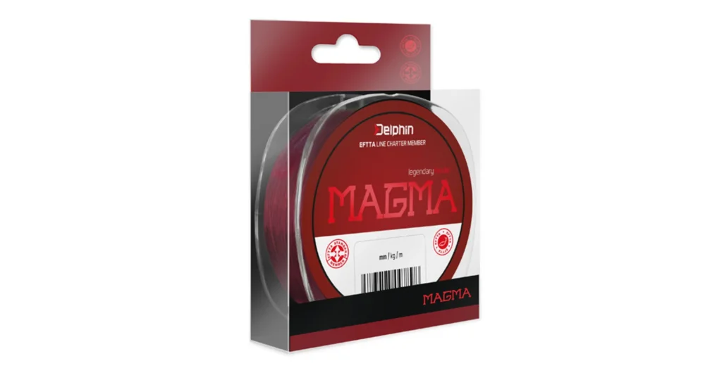 Különleges ajánlat DELPHIN MAGMA Monofil Feeder Zsinór Bordó 0,181mm/3kg/1000m