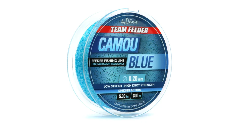 BY DÖME TEAM FEEDER Camou Blue 300m/0.22mm feeder zsínór Outlet