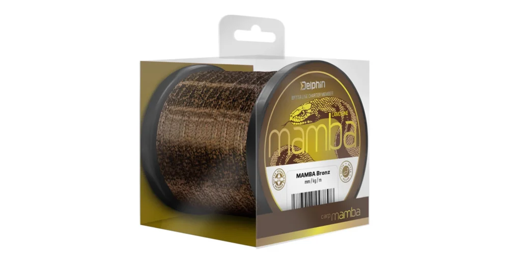 Csak ma DELPHIN MAMBA Carp Bronz 0,30mm/7,0kg/600m pontyozó zsinór