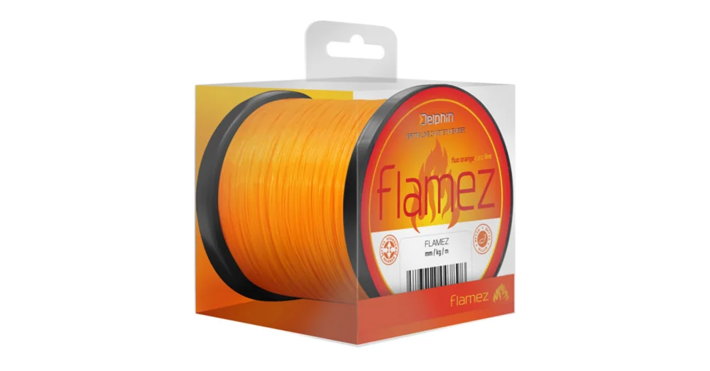 Biztonságos fizetés DELPHIN FLAMEZ 0,35mm 8,6kg 600m pontyozó horgászzsinór