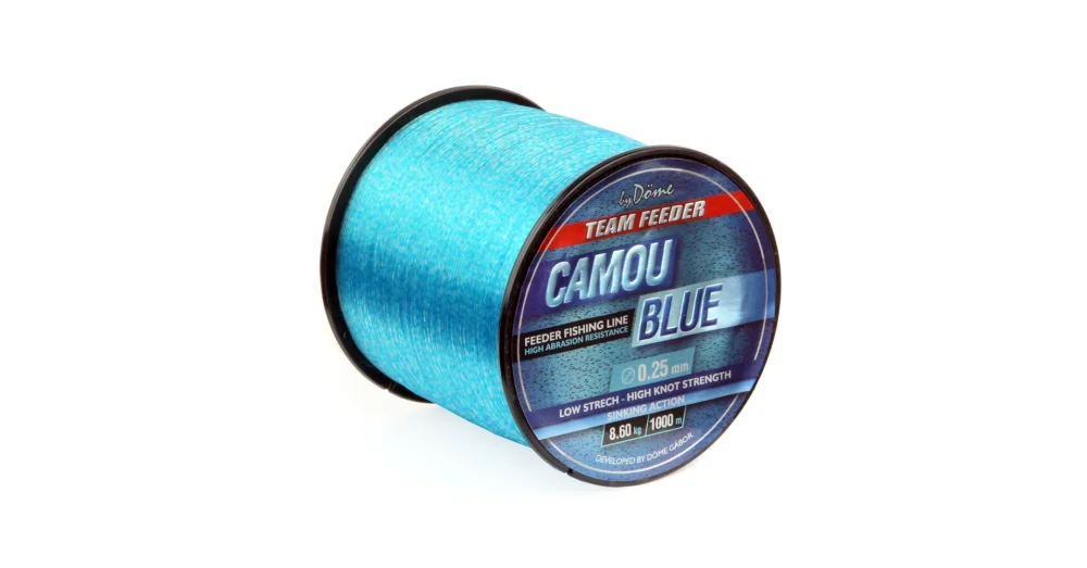 Biztonságos vásárlás BY DÖME TEAM FEEDER Camou Blue 1000m 0.35mm feeder zsinór