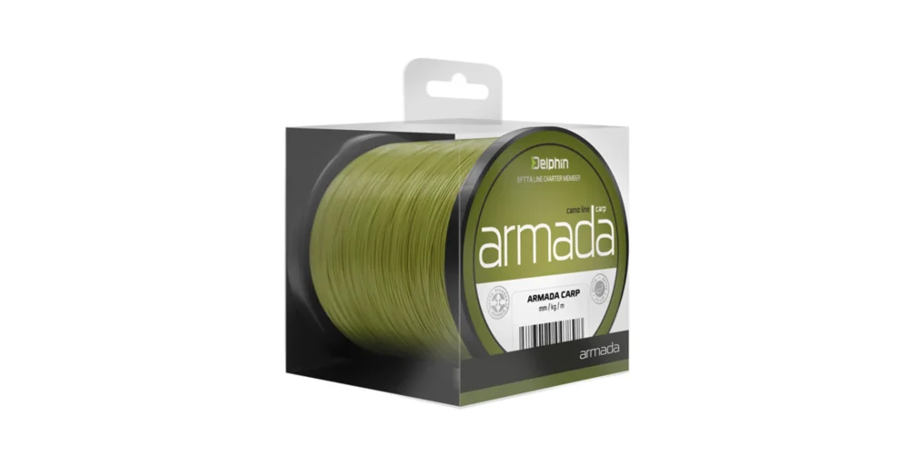 DELPHIN Armada Carp Camou pontyozó zsinór 0,35mm/9,2kg/600m Újdonság