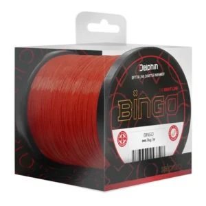 DELPHIN BINGO Matt sötét vörös 0,28mm/6,5kg/600m pontyozó zsínór Újdonság