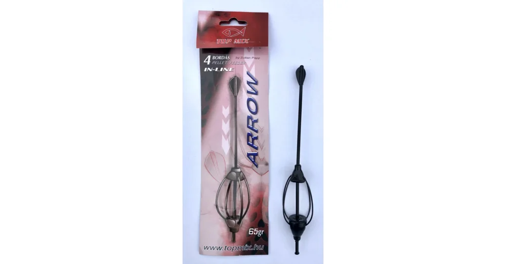 Vásárlói kedvenc TOP MIX Négybordás arrow method feeder kosár 65g