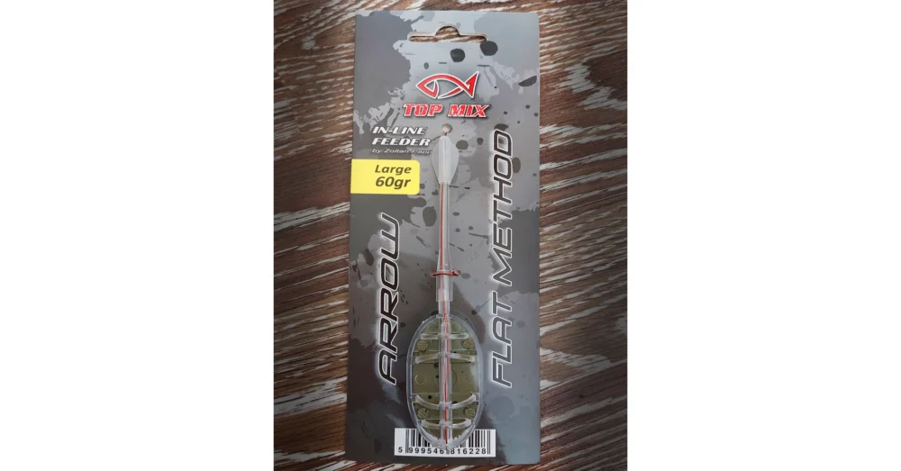 TOP MIX Arrow Flat method feeder kosár L 60g Prémium
