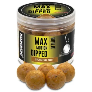 Vedd meg online HALDORÁDÓ MAX MOTION Boilie Dipped 20 mm - Spanyol Mogyoró