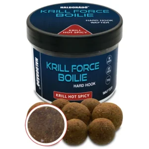 HALDORÁDÓ KRILL FORCE Boilie Hard Hook Wafter 16, 20 mm - Krill Hot Spicy Vásárlói kedvenc