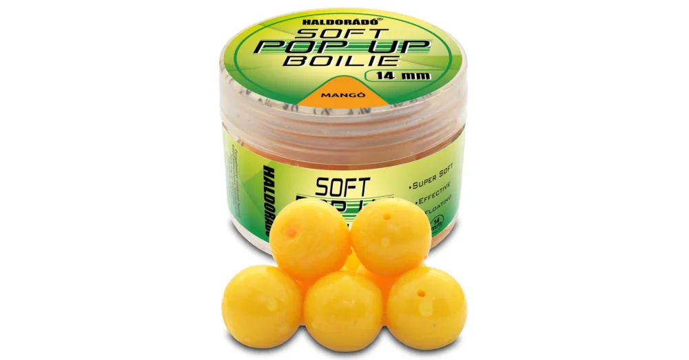 Korlátozott ajánlat HALDORÁDÓ Super Soft Pop Up Boilie 14mm - Mangó