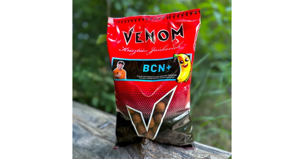Kihagyhatatlan ajánlat FEEDERMÁNIA VENOM Boilie 24mm BCN+ Banana