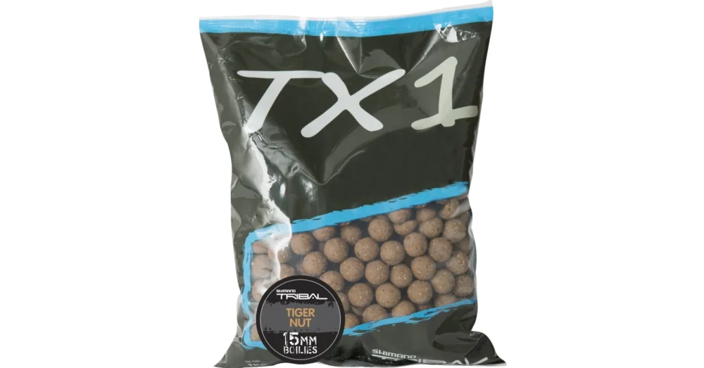 SHIMANO TX1 Boillie Tiger Nut 15mm 1kg bojli Biztonságos fizetés