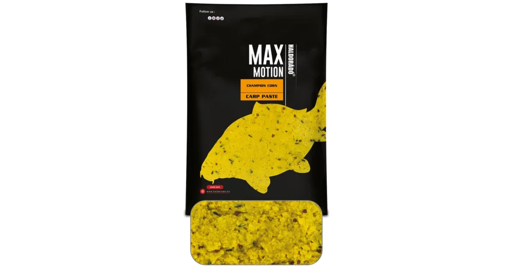 Csak ma HALDORÁDÓ MAX MOTION Carp Paste - Champion Corn
