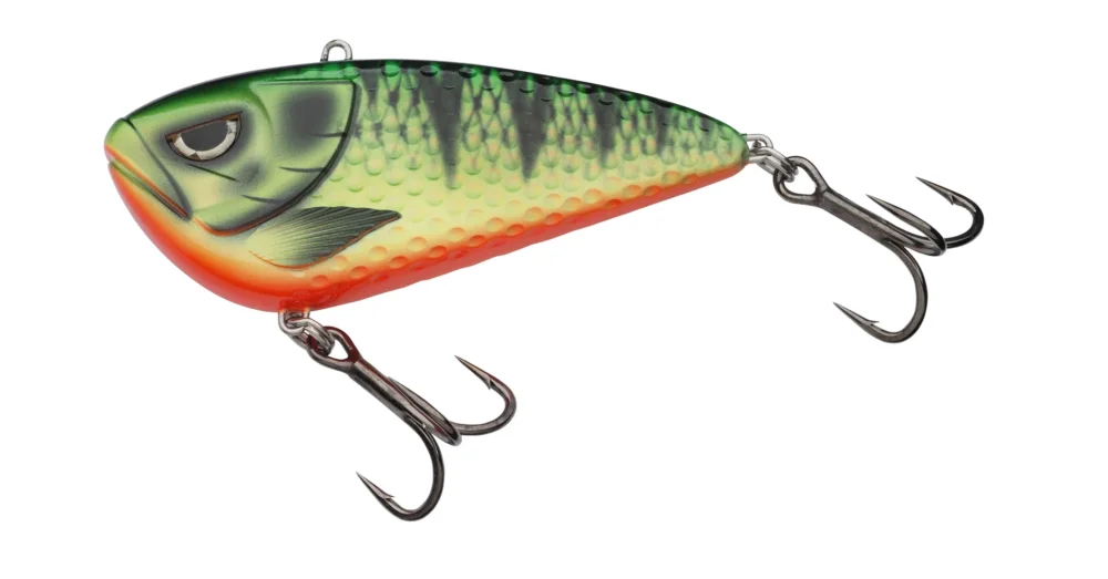 MADCAT VIB LURE 10cm/90g Trebles 1/0 FIRE TIGER UV vertikális műcsali Árcsökkenés
